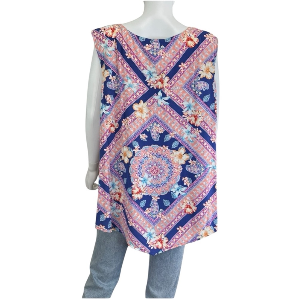 J. Jill NWT Floral Paisley Print Shell Size 3X E0474 - Picture 3 of 12